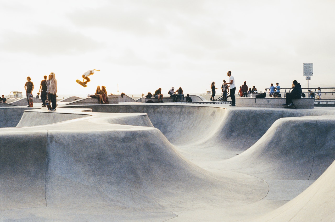 En stor skatepark